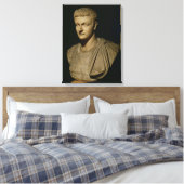 Bust van Caligula Canvas Afdruk (Insitu (Slaapkamer))