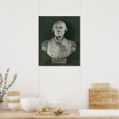 Bust van Charles de Coulomb Poster (Keuken)