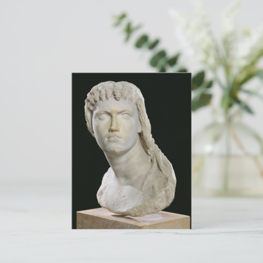 Bust van Cleopatra II of haar dochter Briefkaart (Staand voorkant)