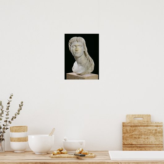 Bust van Cleopatra II of haar dochter Poster (Keuken)