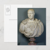 Bust van de Publius Cornelius Scipio "Afrianus" Briefkaart (Voorkant / Achterkant)