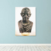 Bust van de Publius Cornelius Scipio "Afrianus" Canvas Afdruk (Insitu (Houten vloer))