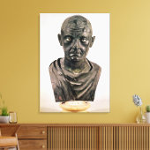 Bust van de Publius Cornelius Scipio "Afrianus" Canvas Afdruk (Insitu (Woonkamer))
