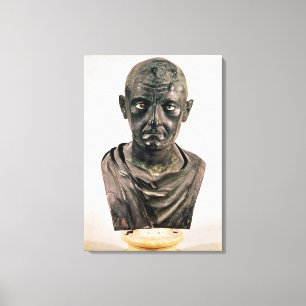 Bust van de Publius Cornelius Scipio "Afrianus" Canvas Afdruk