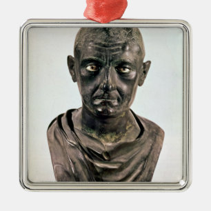 Bust van de Publius Cornelius Scipio "Afrianus" Metalen Ornament
