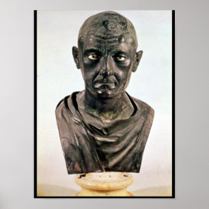 Bust van de Publius Cornelius Scipio "Afrianus" Poster