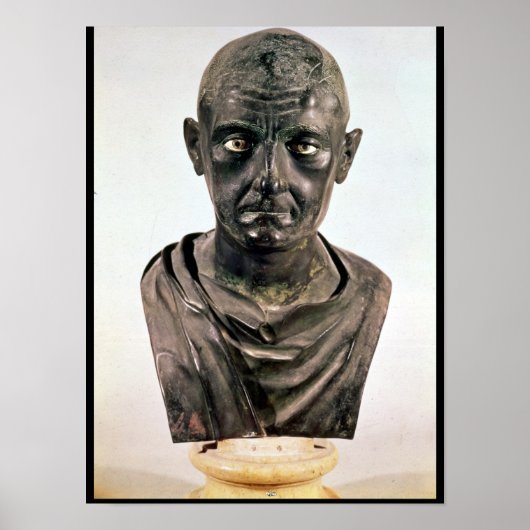 Bust van de Publius Cornelius Scipio "Afrianus" Poster (Voorkant)