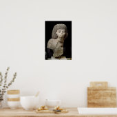 Bust van de Royal Scribe, Meniou, Nieuw Koninkrijk Poster (Keuken)
