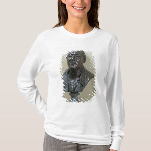 Bust van Denis Diderot 1777 T-shirt (Voorkant)