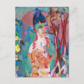 Bust van een gekleurd meisje | Albert Müller Briefkaart (Voorkant)