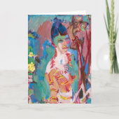 Bust van een gekleurd meisje | Albert Müller Kaart (Voorkant)