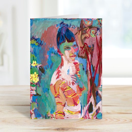 Bust van een gekleurd meisje | Albert Müller Kaart