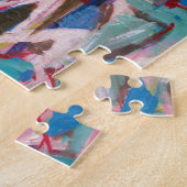 Bust van een gekleurd meisje | Albert Müller Legpuzzel (Zijkant)