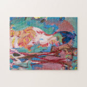 Bust van een gekleurd meisje | Albert Müller Legpuzzel (Horizontaal)