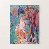 Bust van een gekleurd meisje | Albert Müller Legpuzzel (Verticaal)