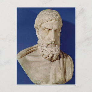 Bust van Epicurus Briefkaart