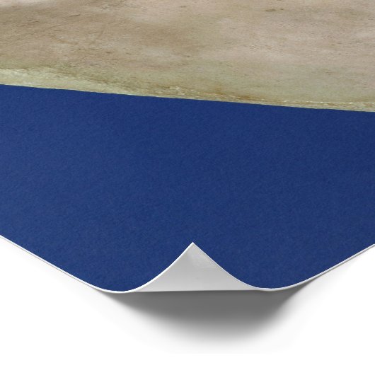 Bust van Epicurus Poster (Hoek)