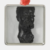 Bust van Friedrich Nietzsche German Metalen Ornament (Voorkant)