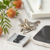 Bust van Friedrich Nietzsche German Sleutelhanger (Zijkant)