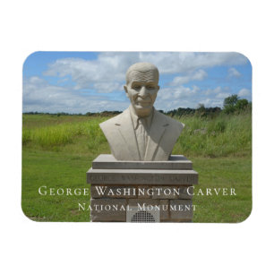 Bust van George Washington Carver, Carver Trail Magneet
