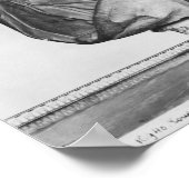 Bust van Gerard Audran Poster (Hoek)