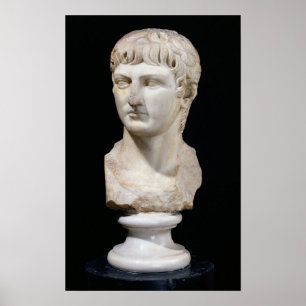 Bust van Germanicus Poster