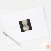 Bust van Germanicus Vierkante Sticker (Envelop)