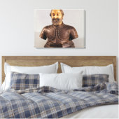Bust van Henri IV Canvas Afdruk (Insitu (Slaapkamer))