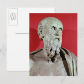 Bust van Hesiod Briefkaart (Voorkant / Achterkant)