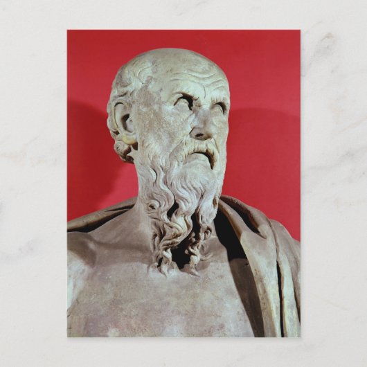 Bust van Hesiod Briefkaart (Voorkant)