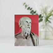 Bust van Hesiod Briefkaart (Staand voorkant)