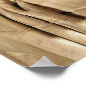 Bust van Homer, Hellenistische periode Poster (Hoek)