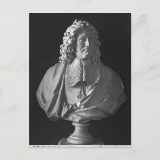 Bust van Jean-Baptiste Colbert de Torcy Briefkaart (Voorkant)