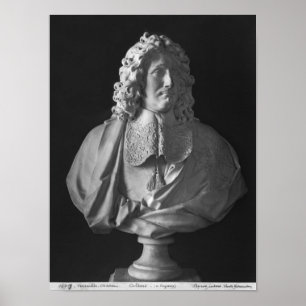 Bust van Jean-Baptiste Colbert de Torcy Poster