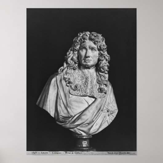 Bust van Jean-Baptiste Colbert de Torcy Poster (Voorkant)