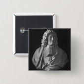 Bust van Jean-Baptiste Colbert de Torcy Vierkante Button 5,1 Cm (Voorkant /achterkant)