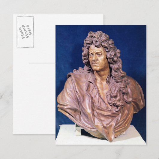 Bust van Jean Baptiste Lully Briefkaart (Voorkant / Achterkant)