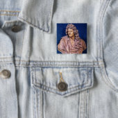 Bust van Jean Baptiste Lully Vierkante Button 5,1 Cm (In situ)
