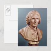 Bust van Jean-Jacques Rousseau Briefkaart (Voorkant / Achterkant)