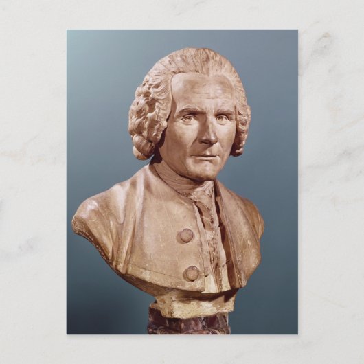 Bust van Jean-Jacques Rousseau Briefkaart (Voorkant)