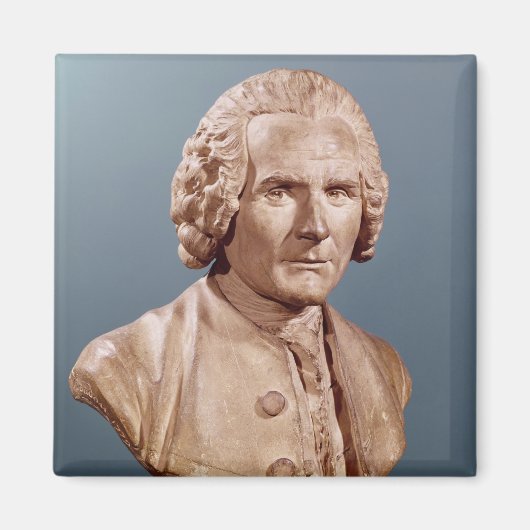 Bust van Jean-Jacques Rousseau Magneet (Voorkant)
