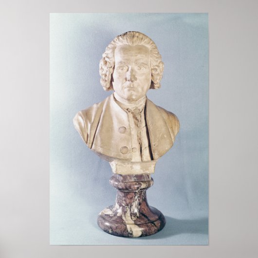 Bust van Jean-Jacques Rousseau Poster (Voorkant)