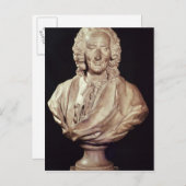 Bust van Jean-Philippe Rameau 1760 Briefkaart (Voorkant / Achterkant)