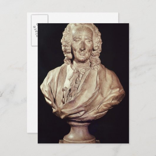 Bust van Jean-Philippe Rameau 1760 Briefkaart (Voorkant / Achterkant)