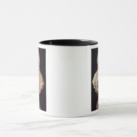 Bust van Jean-Philippe Rameau 1760 Mok (Midden)