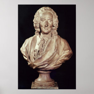 Bust van Jean-Philippe Rameau 1760 Poster