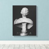Bust van Julia Mamaea Canvas Afdruk (Insitu (Houten vloer))