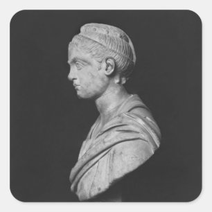 Bust van Julia Mamaea Vierkante Sticker