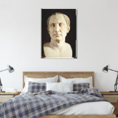 Bust van Julius Caesar 2 Canvas Afdruk (Insitu (Slaapkamer))