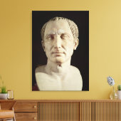 Bust van Julius Caesar 2 Canvas Afdruk (Insitu (Woonkamer))